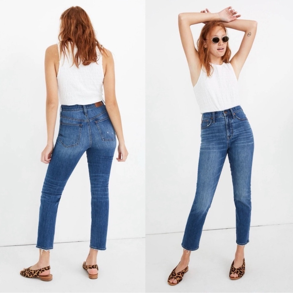 Madewell The Perfect Vintage Crop Jeans Blue Size 32
